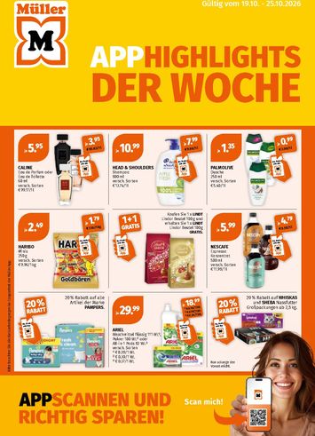 Prospekt Müller - Müller gültig ab 19.10. bis 25.10. - seite 1