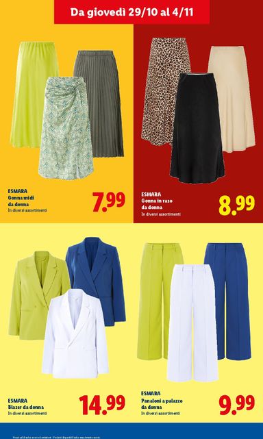 Volantino Lidl - Lidl - L' autunno che vale davvero. valido dal 29/10 al 04/11 - pagina 3