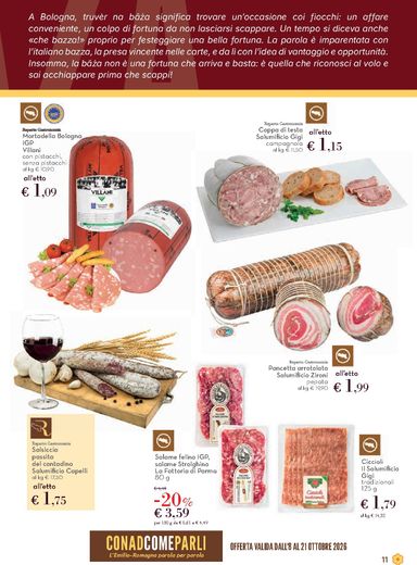 Volantino Spazio Conad - Spazio Conad - Localismo Emilia valido dal 08/10 al 21/10 - pagina 11