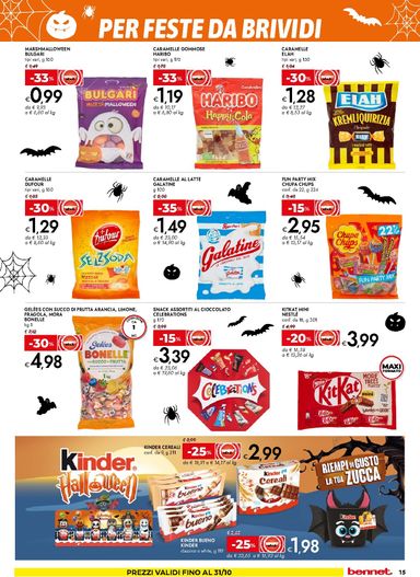 Volantino Bennet - Bennet - Sapori d’Italia valido dal 15/10 al 28/10 - pagina 15