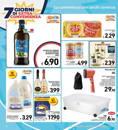 Volantino Spazio Conad - Spazio Conad - 7 giorni di extra convenienza valido dal 06/11 al 12/11 - pagina 4