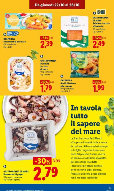 Volantino Lidl - Lidl - Nuova apertura Trieste valido dal 22/10 al 28/10 - pagina 5