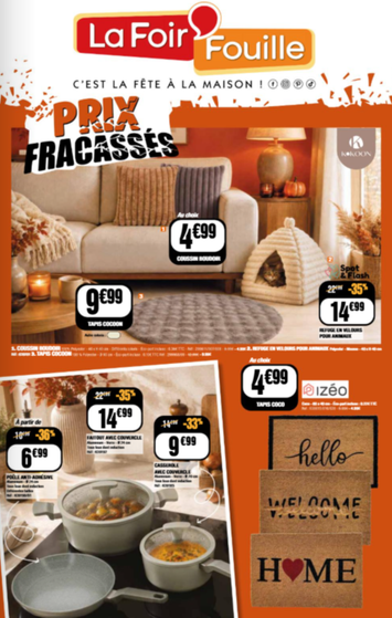 Catalogue La Foir'Fouille - La Foir'Fouille valable dès le 26/10 au 01/11 - page 1
