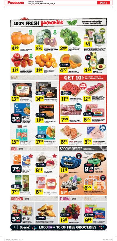 Flyer Foodland - Foodland valid since 10-22 until 10-28 - page 3