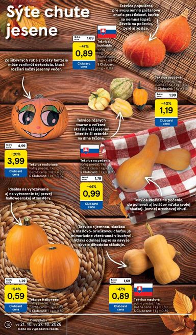 Leták Tesco - Tesco supermarket od 21.10. do 27.10. - strana 14