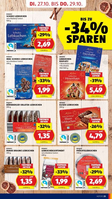 HOFER-Flugblatt - HOFER gültig ab 23.10. bis 29.10. - seite 31