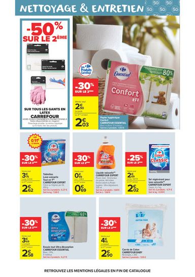 Catalogue Carrefour Market - Carrefour Market valable dès le 27/10 au 08/11 - page 44