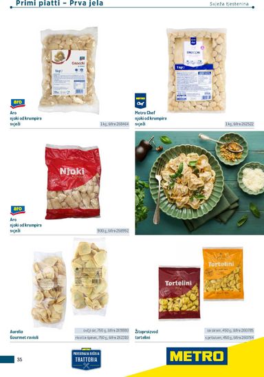 Katalog Metro - Metro - Poslovna rješenja - Trattoria vrijedi od 04.03. do 31.12. - stranica 35