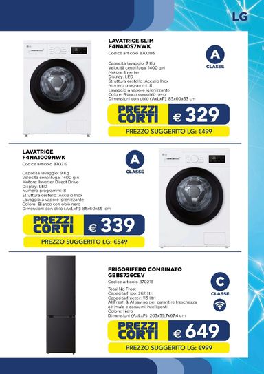 Volantino Esselunga - Esselunga - Speciale Elettrodomestici valido dal 15/07 al 15/11 - pagina 7