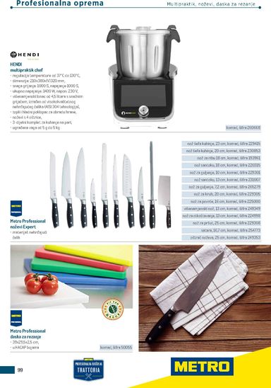 Katalog Metro - Metro - Poslovna rješenja - Trattoria vrijedi od 04.03. do 31.12. - stranica 99
