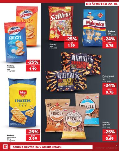 Leták Kaufland - Kaufland od 22.10. do 28.10. - strana 47