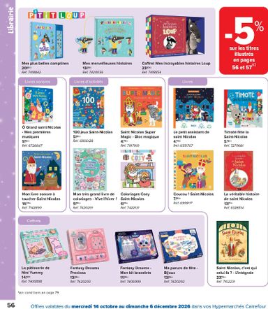 Folder Carrefour - Carrefour - Catalogue Jouets van 14/10 tot 06/12 - side 56