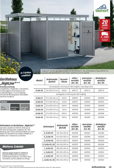 Prospekt toom - Toom - Gartenhäuser & Carports gültig ab 01.03. bis 31.12. - seite 33