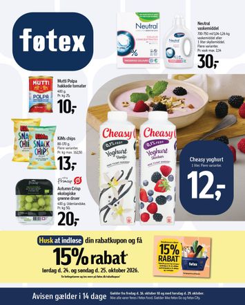 Brochurer Føtex - Føtex gyldig fra 16.10. til 29.10. - side 1