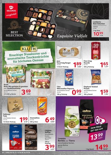 Prospekt Selgros - Selgros - Food gültig ab 22.10. bis 28.10. - seite 20