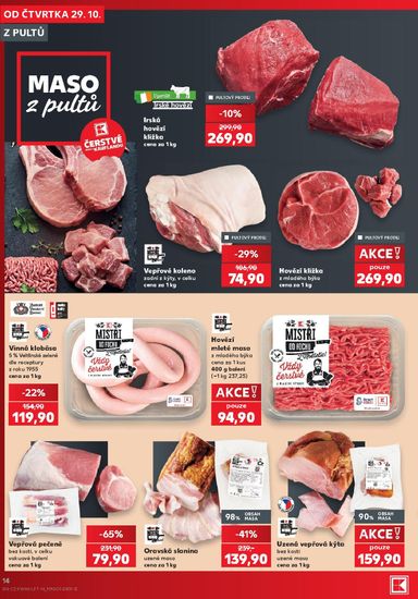 Leták Kaufland - Kaufland - Ostrava od 29.10. do 03.11. - strana 14