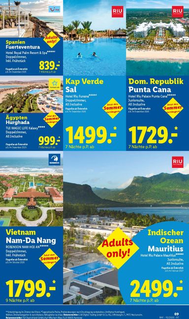 Lidl-Flugblatt - Lidl - Oktober Reise-Highlights gültig ab 30.09. bis 31.10. - seite 9