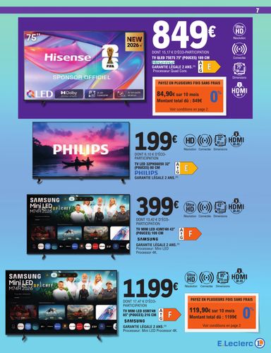 Catalogue E.Leclerc - E.Leclerc - Spécial high-tech valable dès le 27/10 au 07/11 - page 7