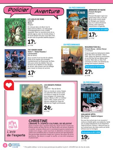 Catalogue E.Leclerc - E.Leclerc - Les BD à ne pas manquer valable dès le 13/10 au 05/12 - page 8
