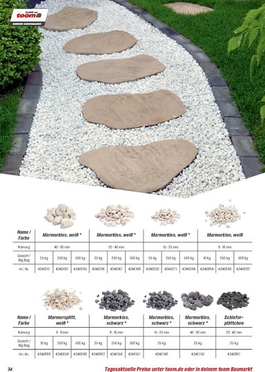 Prospekt toom - Toom - Gartenbaustoffe gültig ab 01.03. bis 31.12. - seite 74