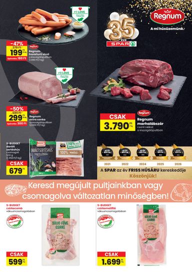 Akciós újság Spar - SPAR - Sopron üzlet újranyitás érvényes 10.22.-tól 10.28.-ig - 3 oldal