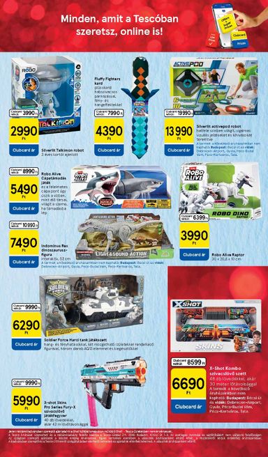 Akciós újság Tesco - Tesco - Karácsonyi játékkatalógus érvényes 10.28.-tól 11.17.-ig - 25 oldal