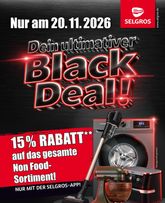 Selgros - Black Deals-Prospekt gültig ab Freitag 20.11.2026