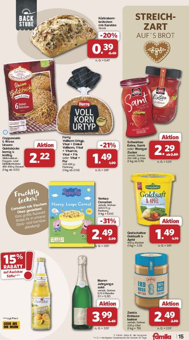 Prospekt Famila Nordwest - Famila Nordwest gültig ab 26.10. bis 30.10. - seite 15