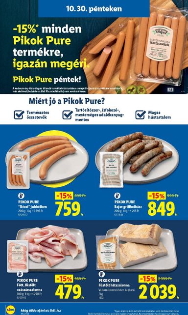 Akciós újság Lidl - Lidl érvényes 10.29.-tól 11.04.-ig - 42 oldal