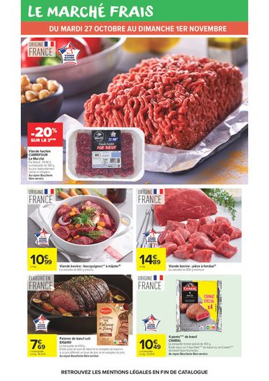 Catalogue Carrefour Market - Carrefour Market valable dès le 27/10 au 08/11 - page 21