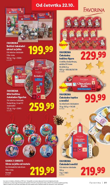 Katalog Lidl - Lidl - Favorina od 22.10 do 31.12 - strana 31