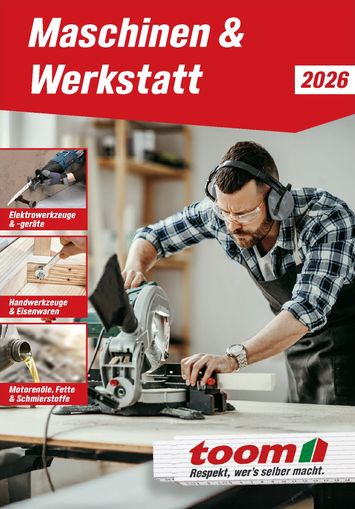 Prospekt toom - Toom - Maschinen gültig ab 13.04. bis 31.12. - seite 1