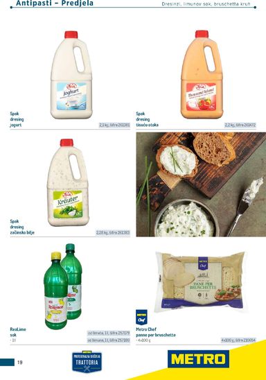 Katalog Metro - Metro - Poslovna rješenja - Trattoria vrijedi od 04.03. do 31.12. - stranica 19