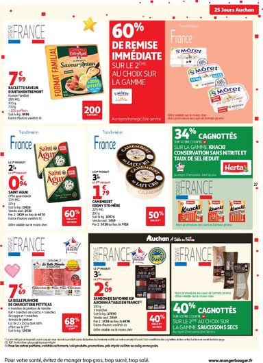 Catalogue Auchan - Auchan - 25 jours valable dès le 27/10 au 01/11 - page 27