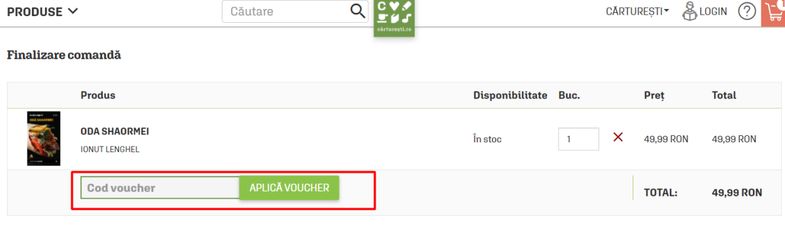 Voucher Carturesti
