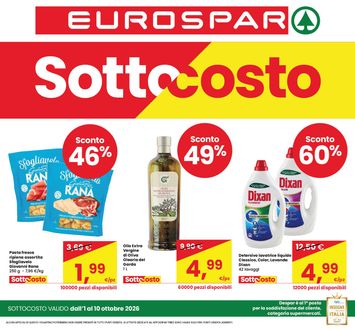 Volantino Eurospar - Eurospar valido dal 01/10 al 14/10 - pagina 1