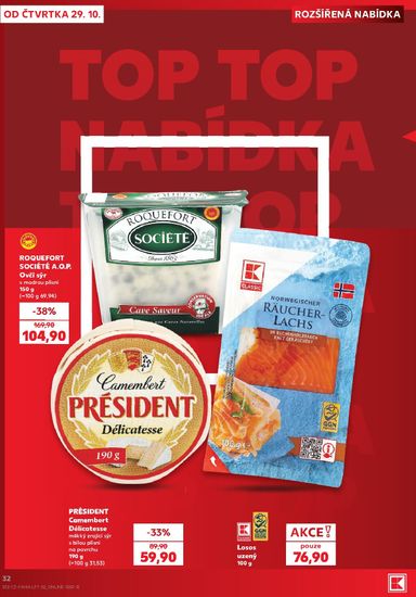 Leták Kaufland - Kaufland - Brno od 29.10. do 03.11. - strana 32