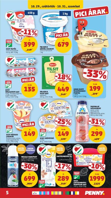 Akciós újság PENNY - PENNY érvényes 10.29.-tól 11.04.-ig - 7 oldal