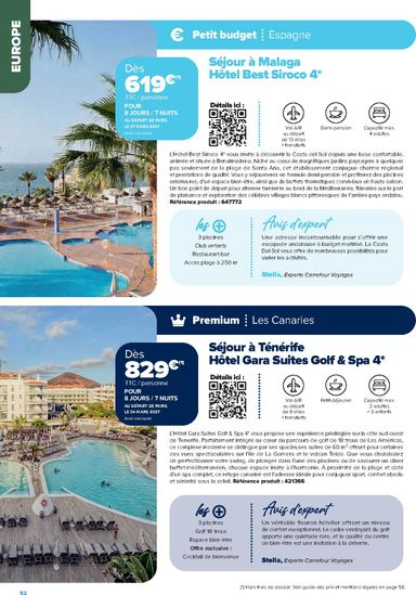 Catalogue Carrefour - Carrefour - Séjours & Circuits valable dès le 14/08 au 31/03 - page 52