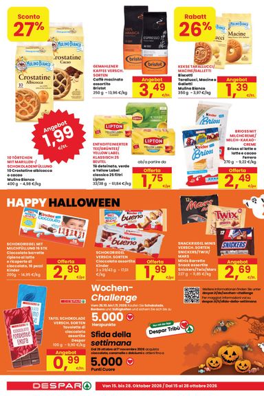 Volantino Despar - Despar valido dal 15/10 al 28/10 - pagina 14