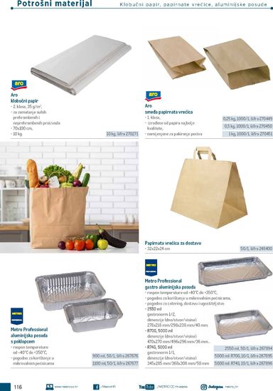 Katalog Metro - Metro - Poslovna rješenja - Trattoria vrijedi od 04.03. do 31.12. - stranica 116