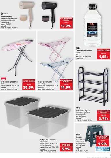 Katalog Kaufland - Kaufland - Neprehrambenih proizvoda vrijedi od 21.10. do 27.10. - stranica 9