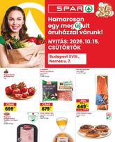SPAR - Budapest XVIII., Nemes u. üzlet újranyitás, érvényes csütörtöktől 2026.10.15.