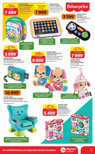 Akciós újság Auchan - Auchan Hipermarket érvényes 10.22.-tól 11.25.-ig - 5 oldal