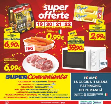 Volantino Super Conveniente - Super Conveniente - Avola/Caltanissetta/ Sancataldo/Barcellona/Milazzo/ Villafranca valido dal 13/10 al 22/10 - pagina 28