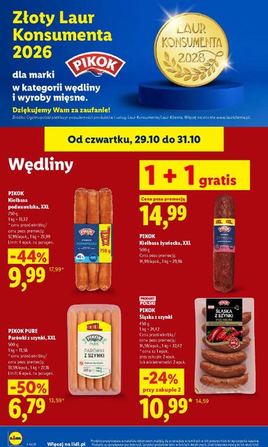 Leták Lidl Polsko - Lidl Polsko od 29.10. do 31.10. - strana 64