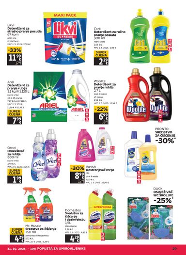 Katalog Tommy - Tommy vrijedi od 15.10. do 21.10. - stranica 29