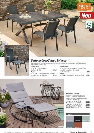 Prospekt toom - Toom - Gartenmöbel & Solar-Leuchten gültig ab 01.03. bis 31.12. - seite 55