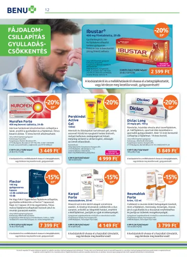Akciós újság Benu - Benu érvényes 10.01.-tól 10.31.-ig - 12 oldal