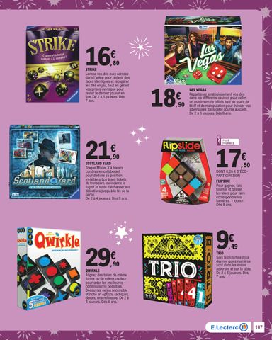 Catalogue E.Leclerc - E.Leclerc - Jouets de Noël valable dès le 20/10 au 05/12 - page 107